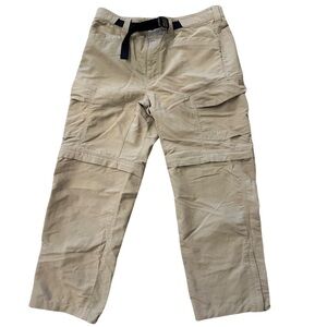 The North Face Men’s Cargo Convertible Zip-Off Hiking Pants - Medium, Tan